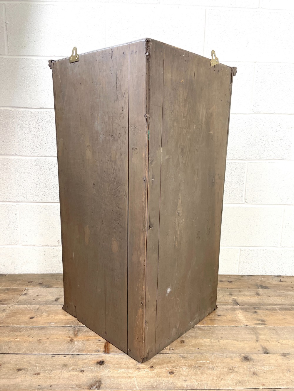 Georgian Oak Bow front Corner Cupboard View VIII