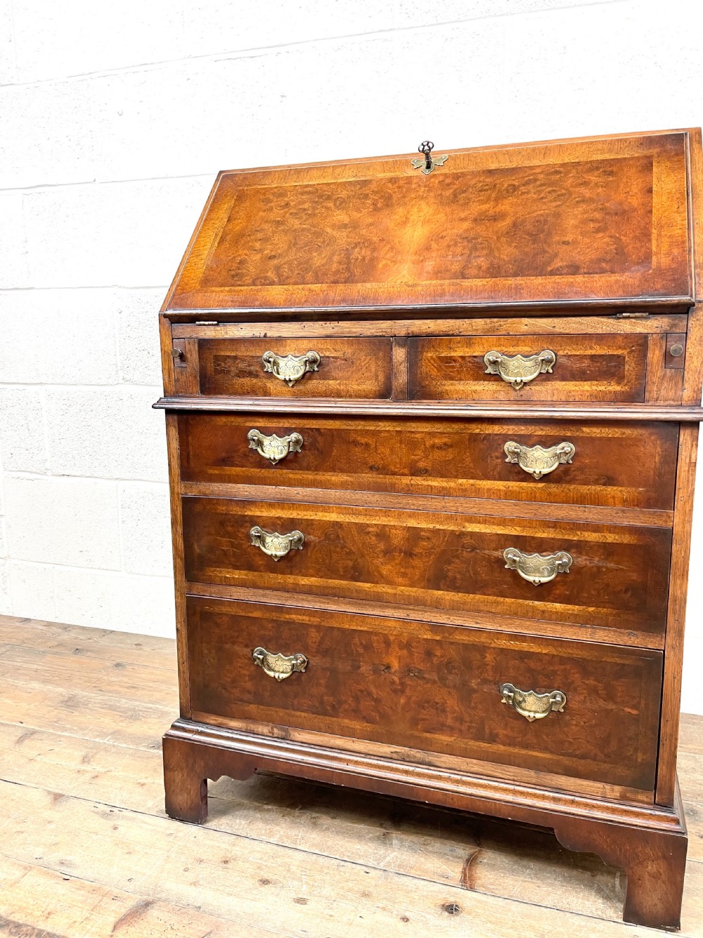 20th Century Walnut Bureau  View VII