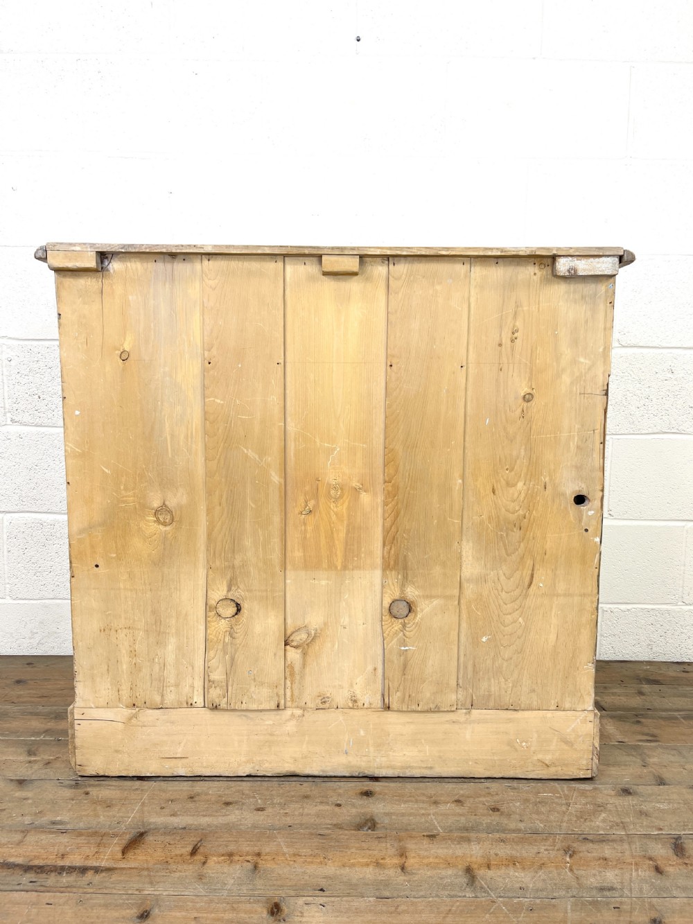 Antique Pine Chest of Drawers on Plinth Base View IX