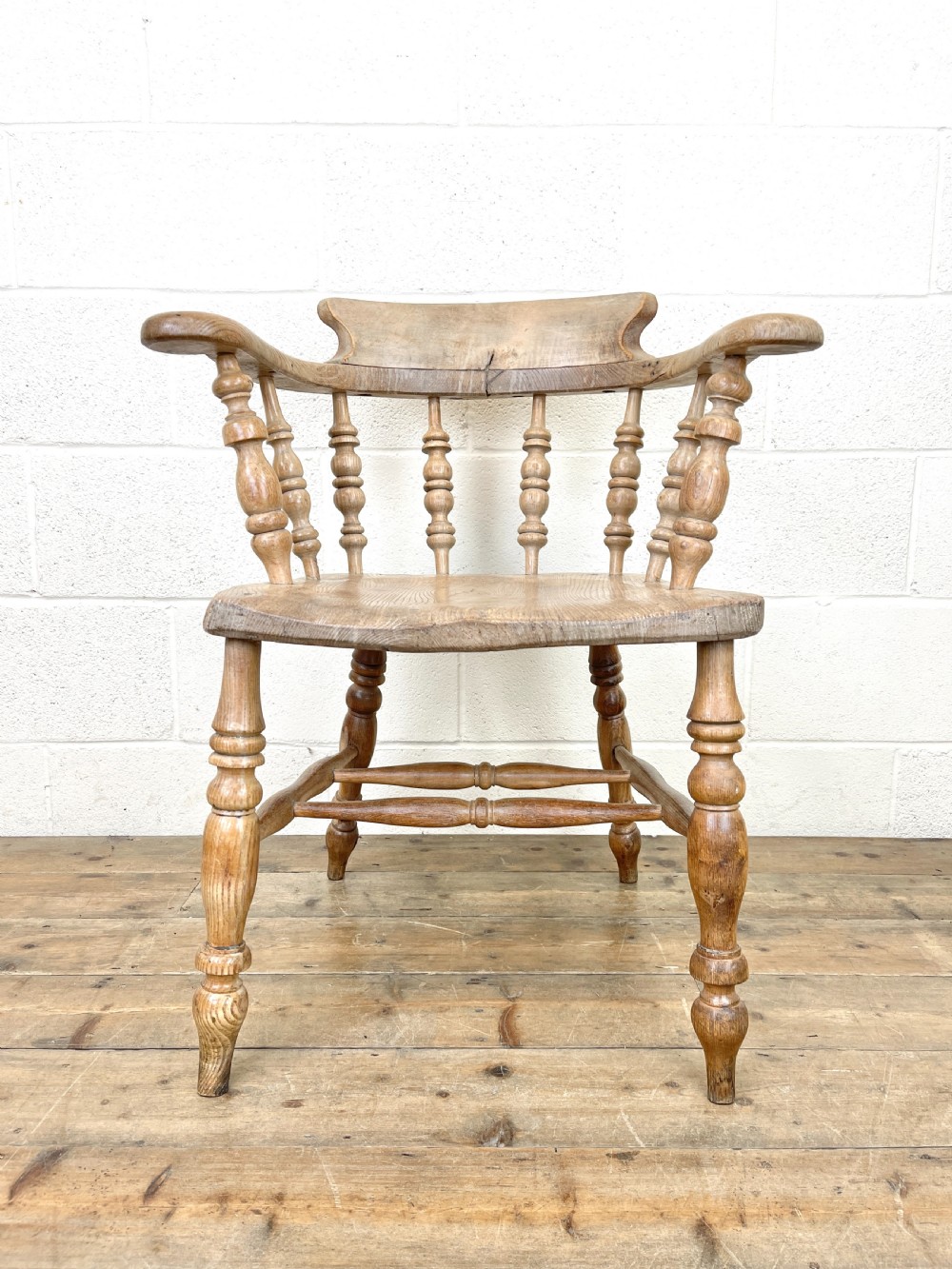 Pair of Antique Smoker’s Bow Chairs  View IV
