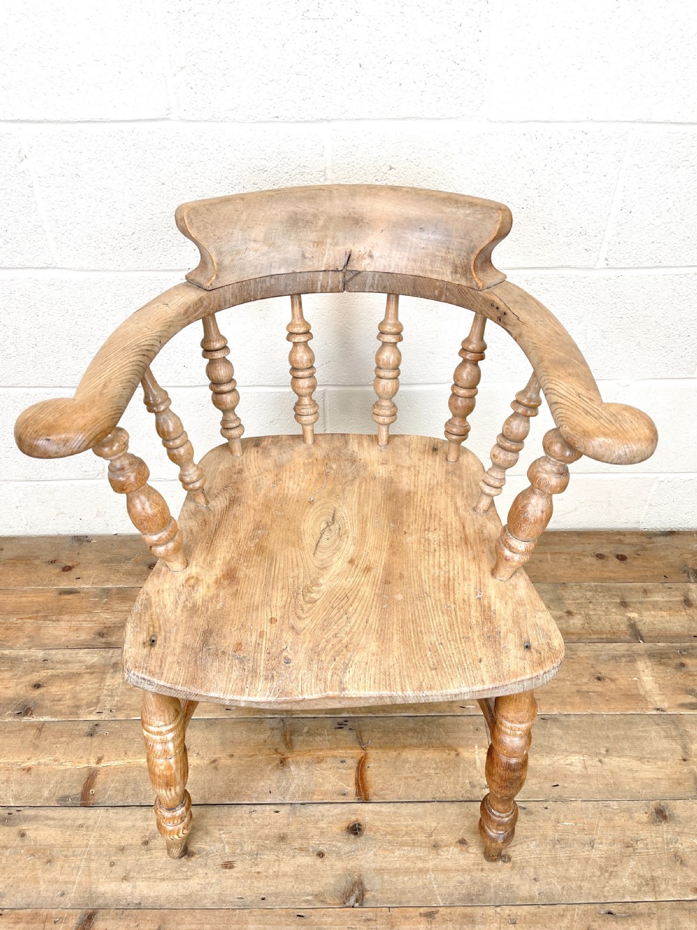 Pair of Antique Smoker’s Bow Chairs  View VI
