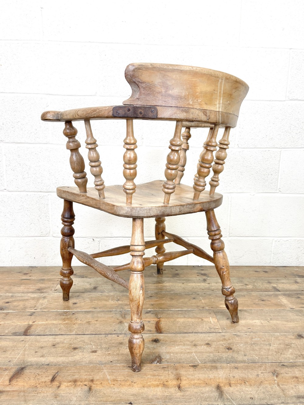 Pair of Antique Smoker’s Bow Chairs  View X
