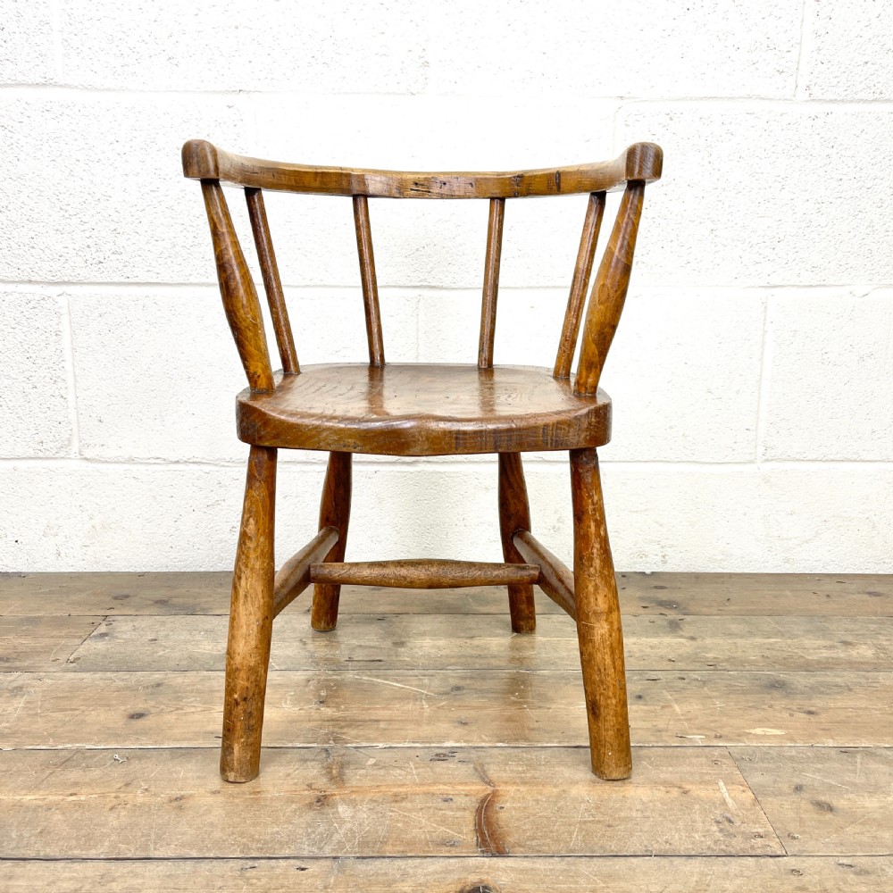 Small Antique Hoop Back Child’s Chair