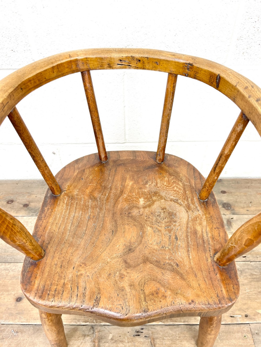 Small Antique Hoop Back Child’s Chair View V