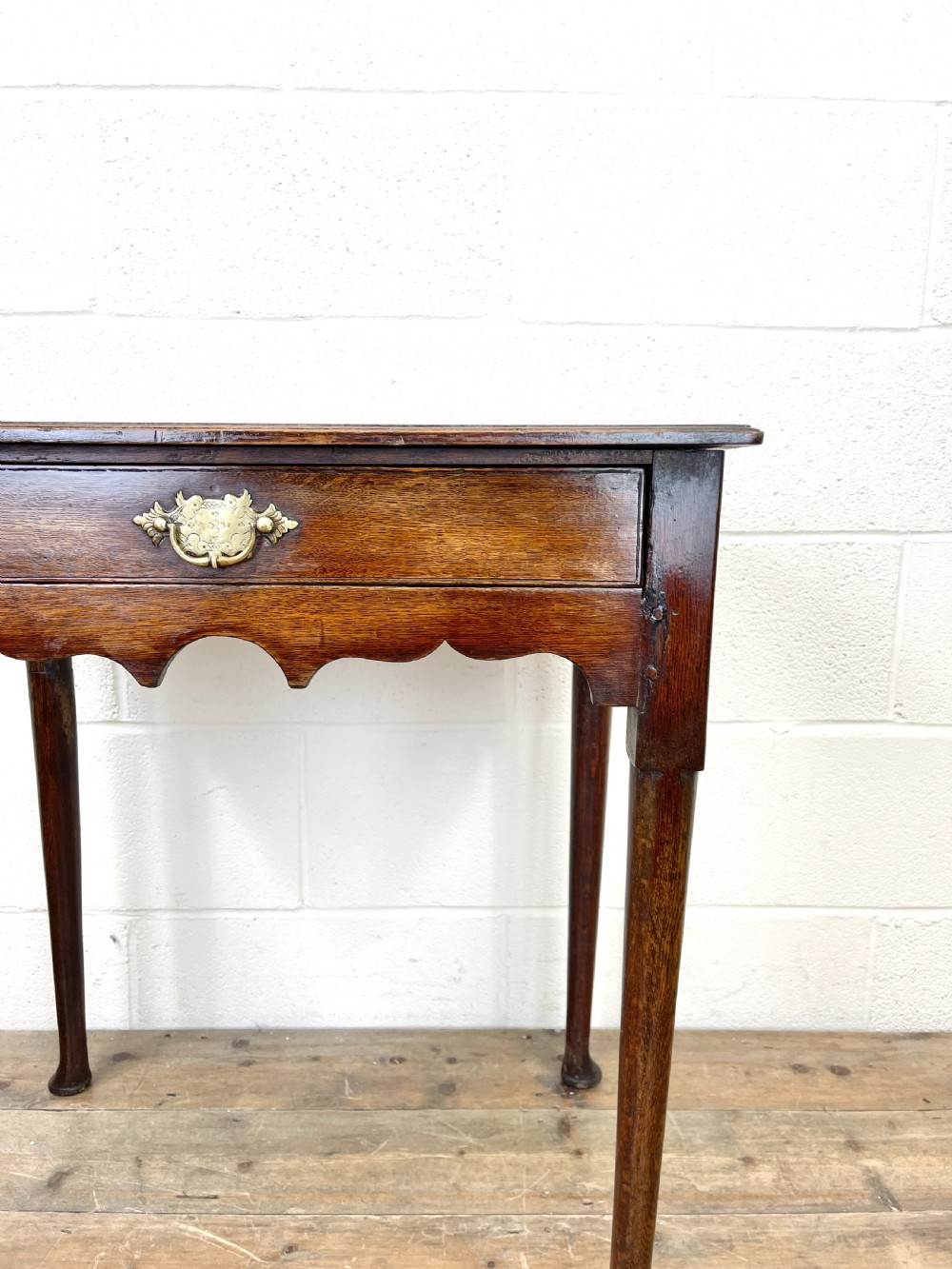 Small 18th Century Antique Oak Side Table View III