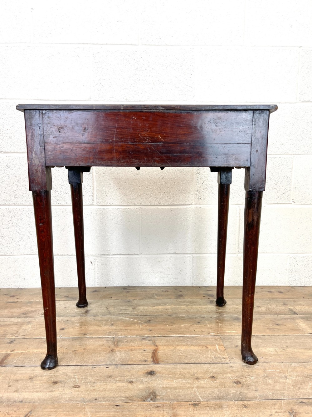 Small 18th Century Antique Oak Side Table View IX