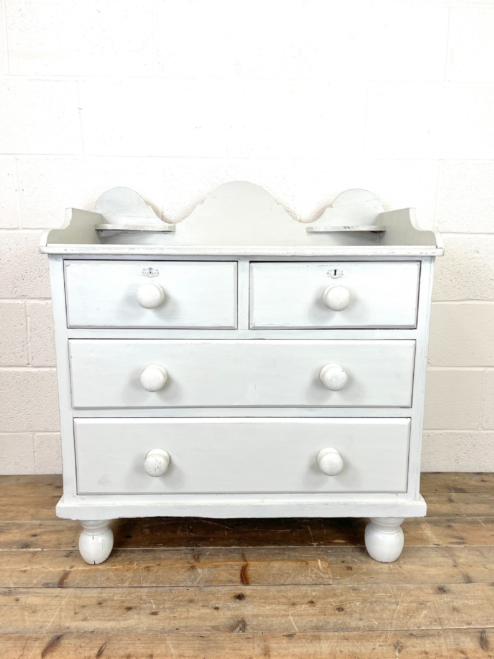 Painted Victorian Pine Chest of Drawers View III