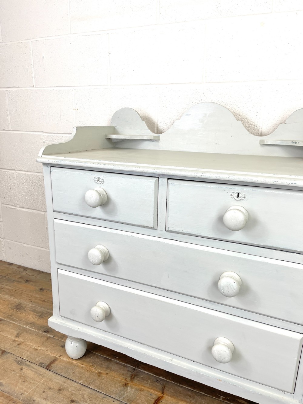 Painted Victorian Pine Chest of Drawers View V