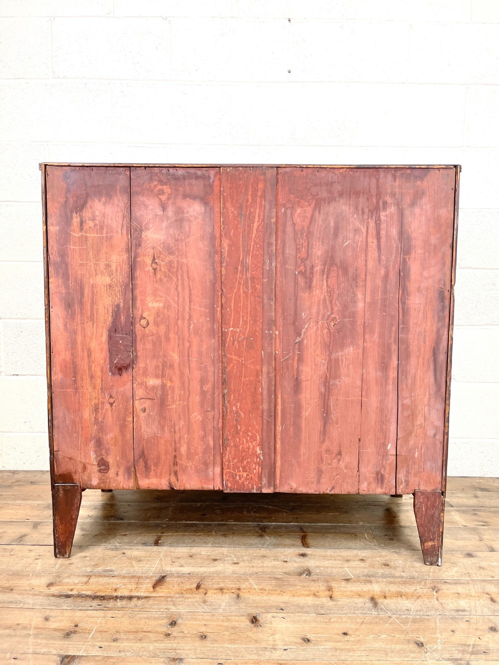 Antique Mahogany Bow Front Chest of Drawers View X