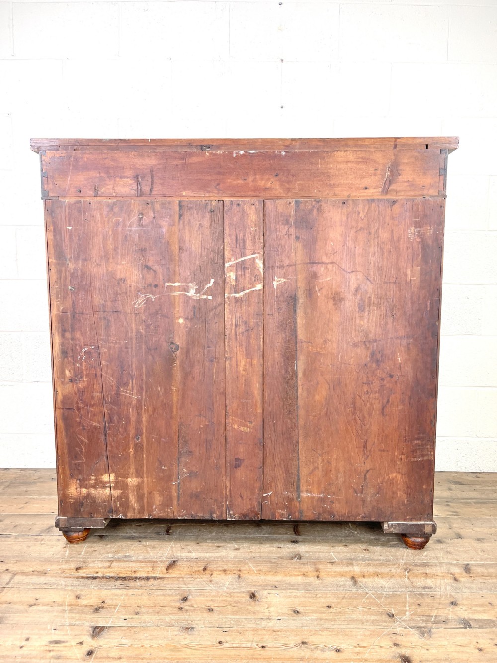 Large Victorian Oak and Mahogany Chest of Drawers View X