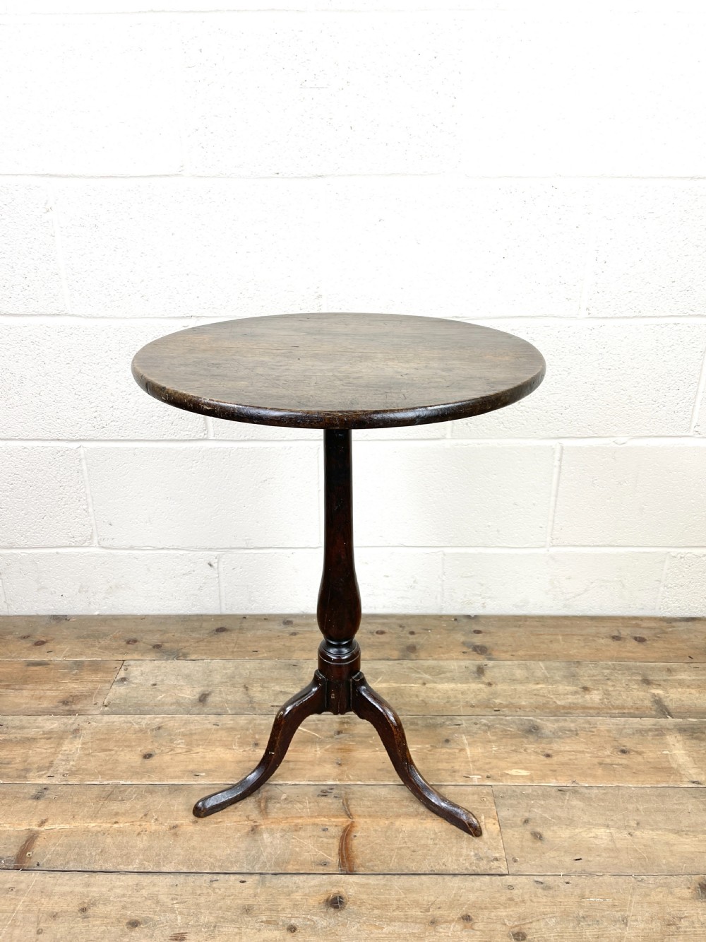 Small Georgian Oak Tripod Side Table