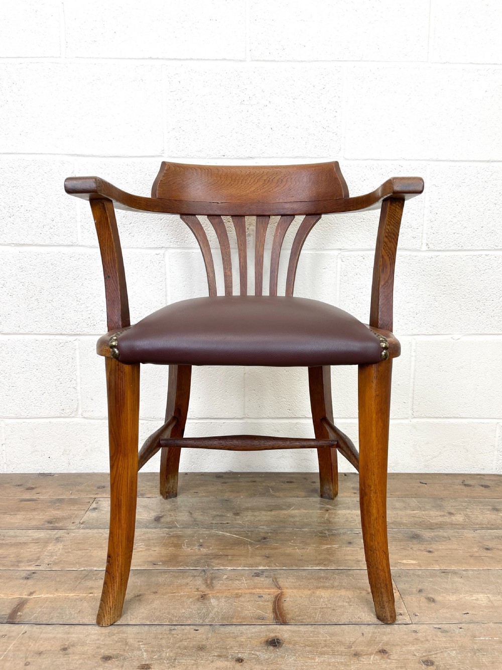 Early 20th Century Antique Oak Desk Chair View II
