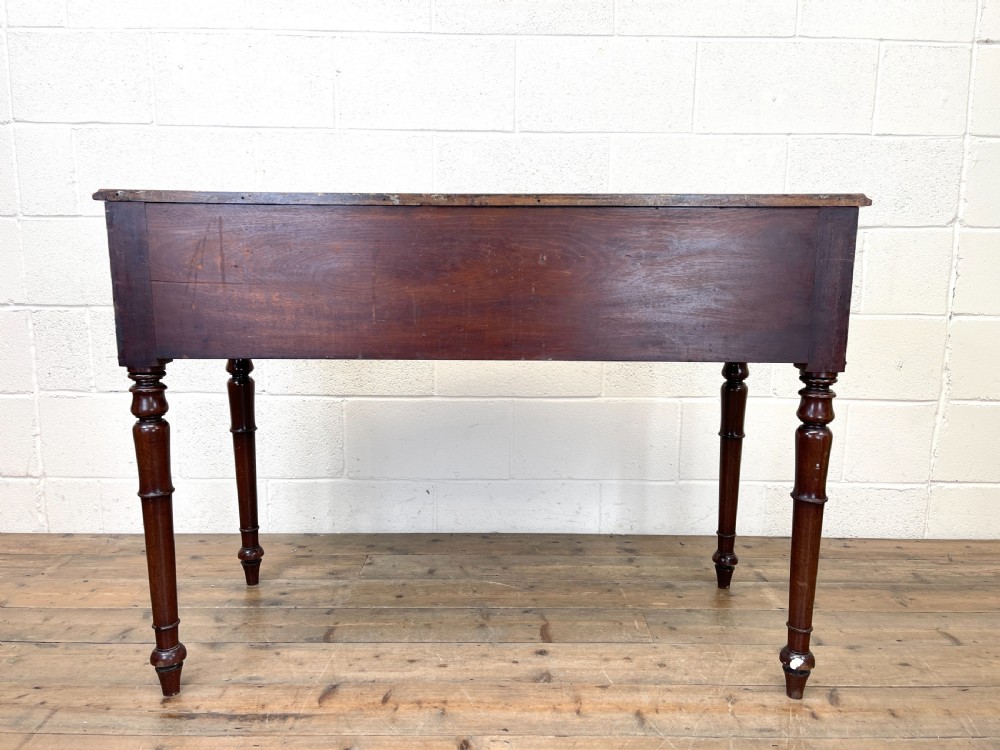 Antique Mahogany Bow Front Side Table View IX