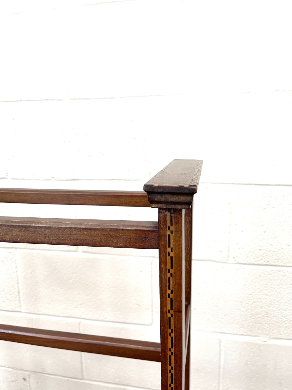 Edwardian Inlaid Mahogany Towel Rail View IV