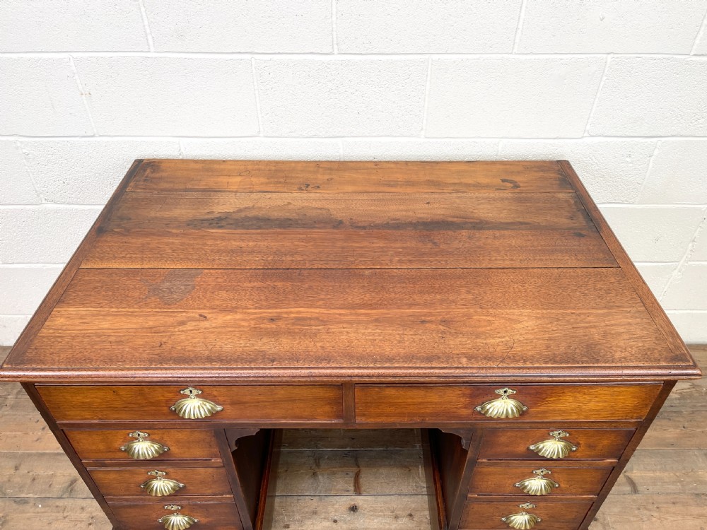 Antique Mahogany Pedestal Desk View III