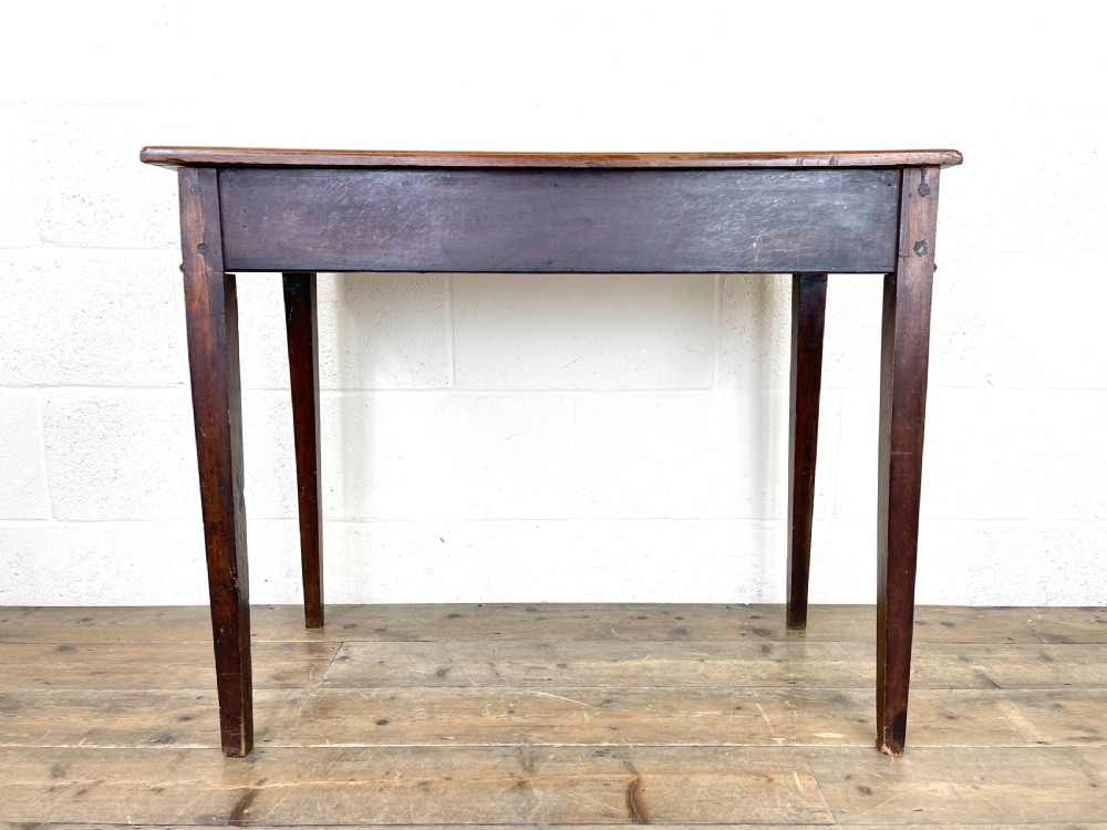 Antique Edwardian Mahogany Side Table with Inlay View X