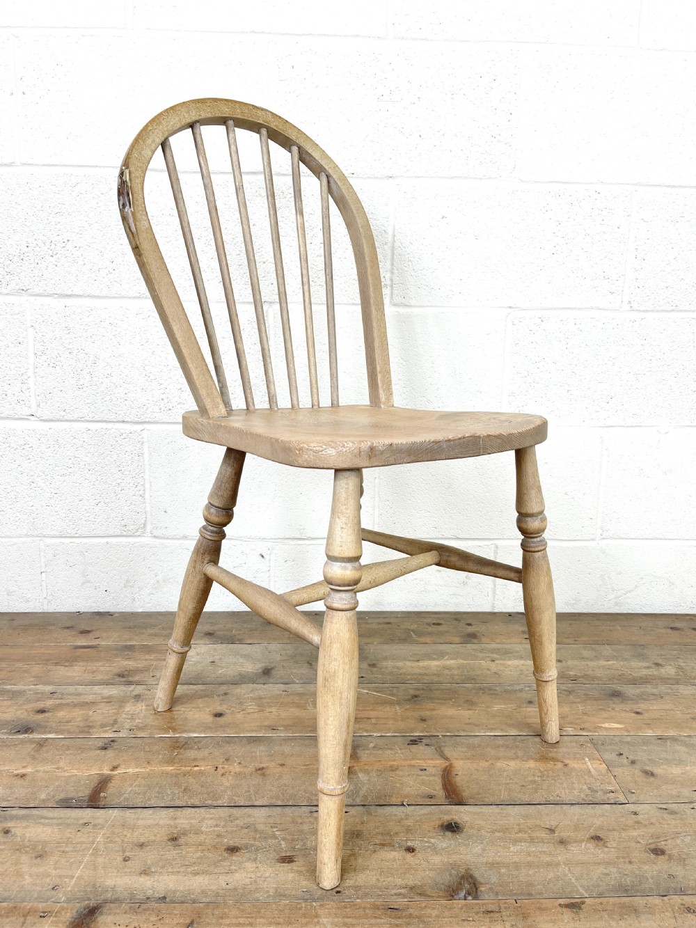 Set of Four Rustic Hoop Back Kitchen Chairs View VII