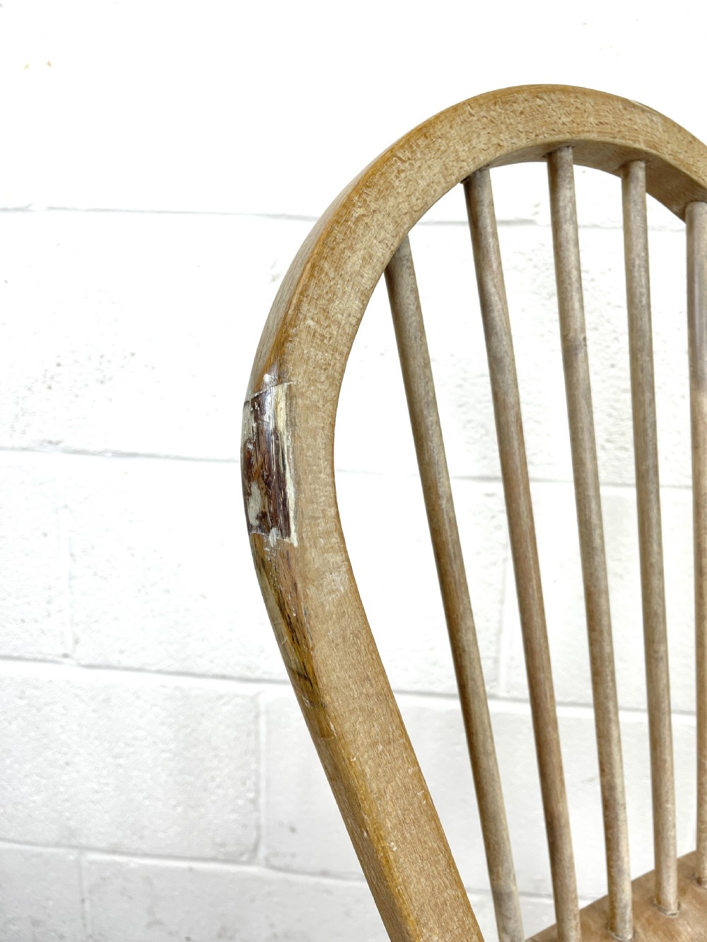 Set of Four Rustic Hoop Back Kitchen Chairs View VIII