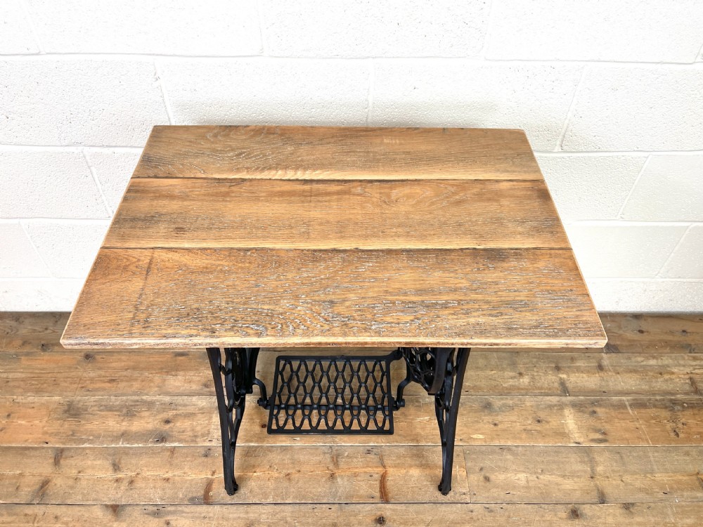 Vintage Singer Sewing Machine Treadle Table  View V
