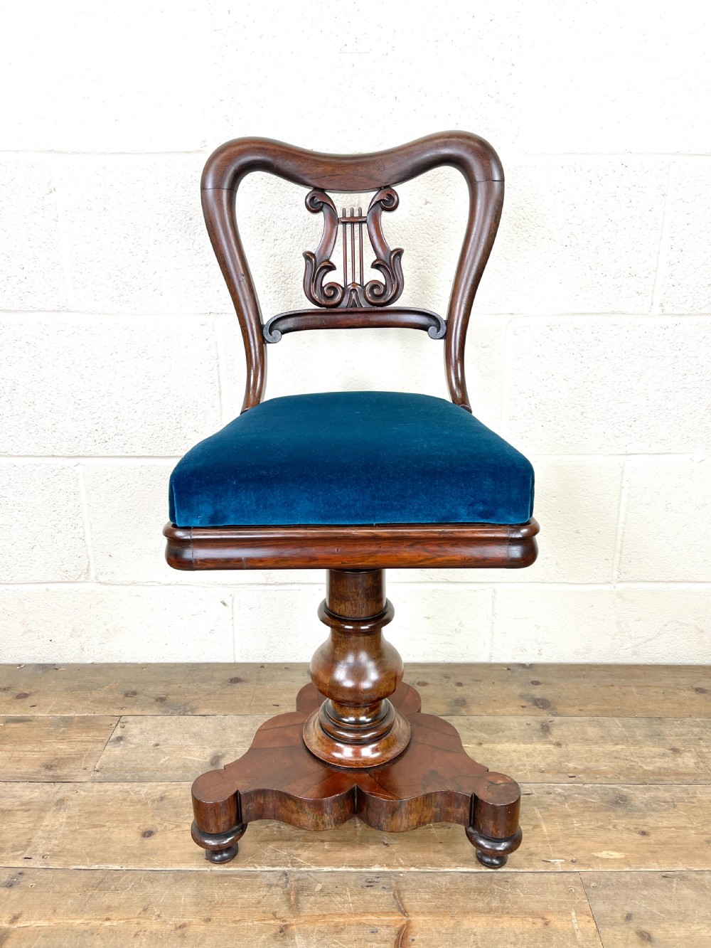 Antique Regency Rosewood Musician’s Chair