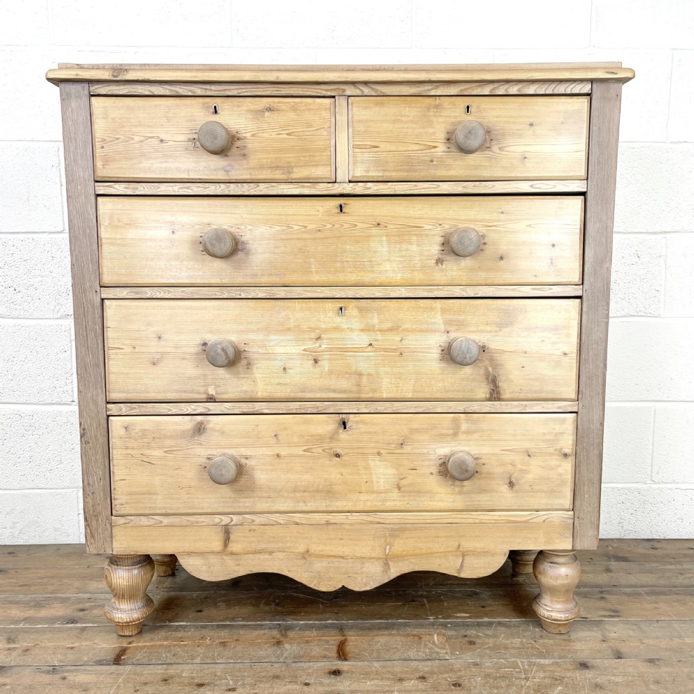 Victorian Pine Chest of Drawers View II