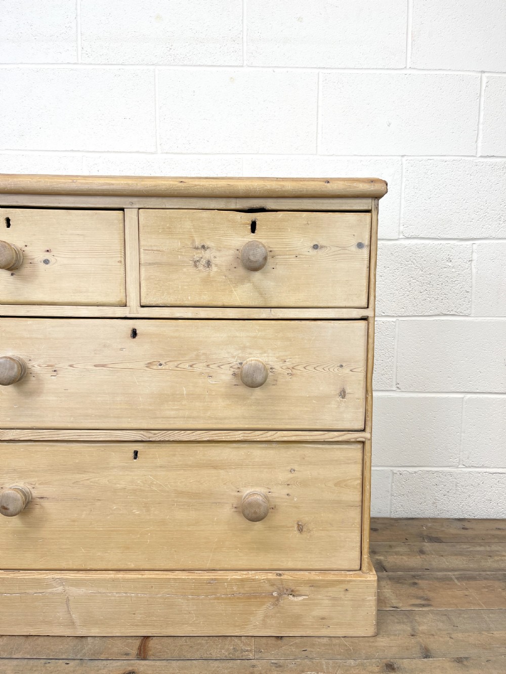 Rustic Antique Pine Chest of Drawers View III