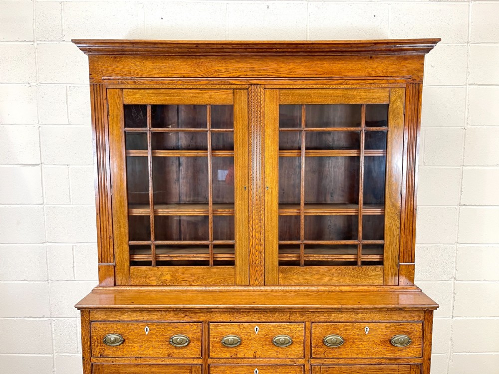Antique 19th Century Glazed Oak Dresser View IV