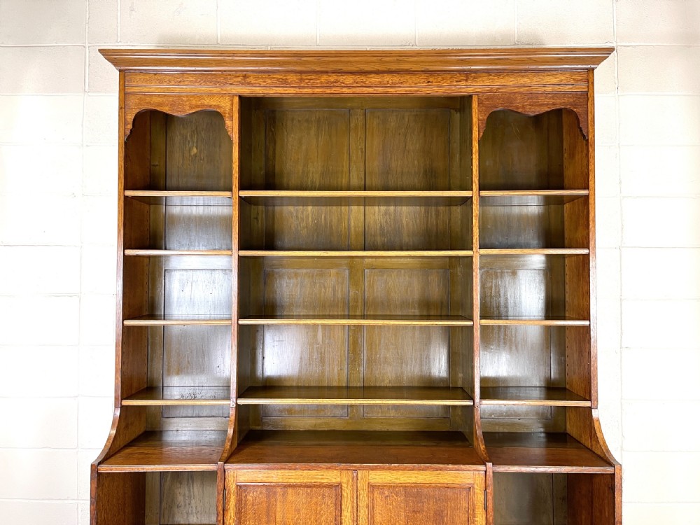 Large 19th Century Antique Oak Bookcase View III