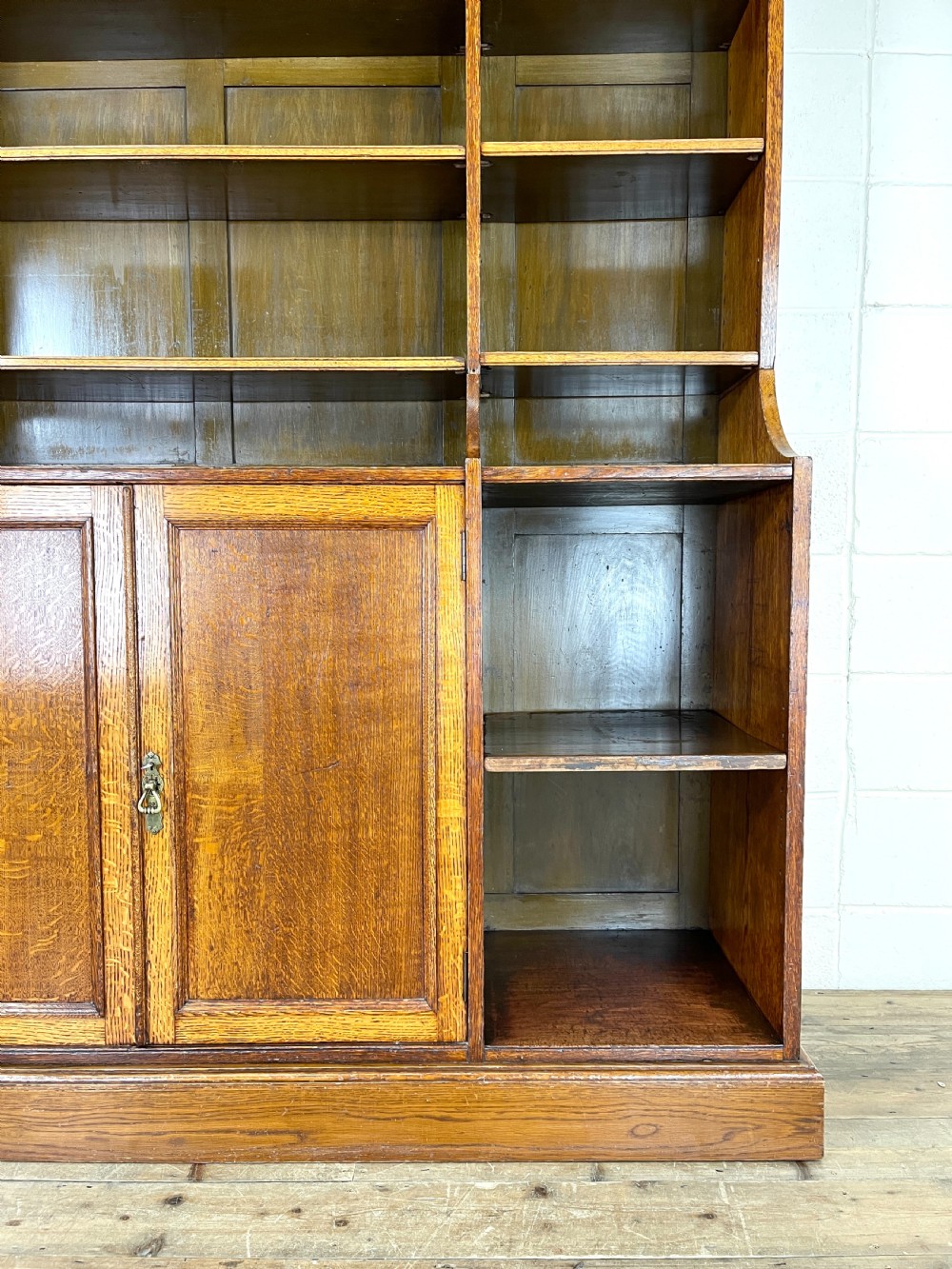 Large 19th Century Antique Oak Bookcase View IV