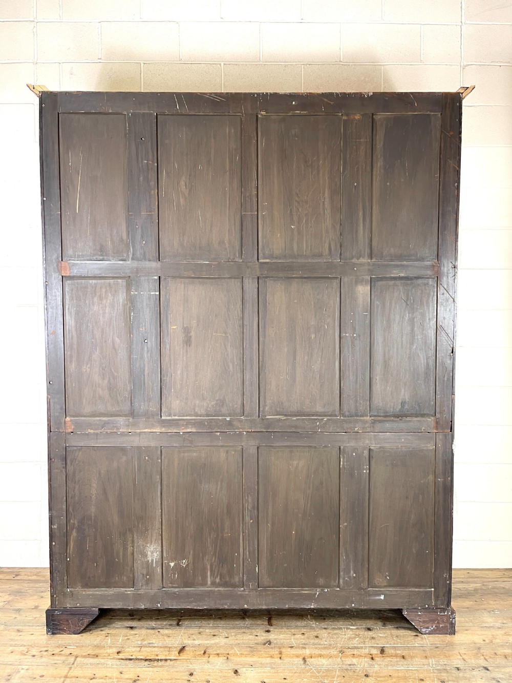 Large 19th Century Antique Oak Bookcase View XI