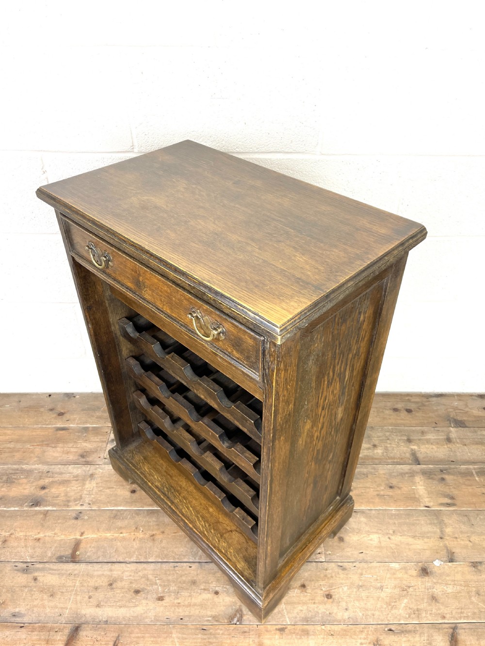 Early 20th Century Antique Oak Wine Rack View V