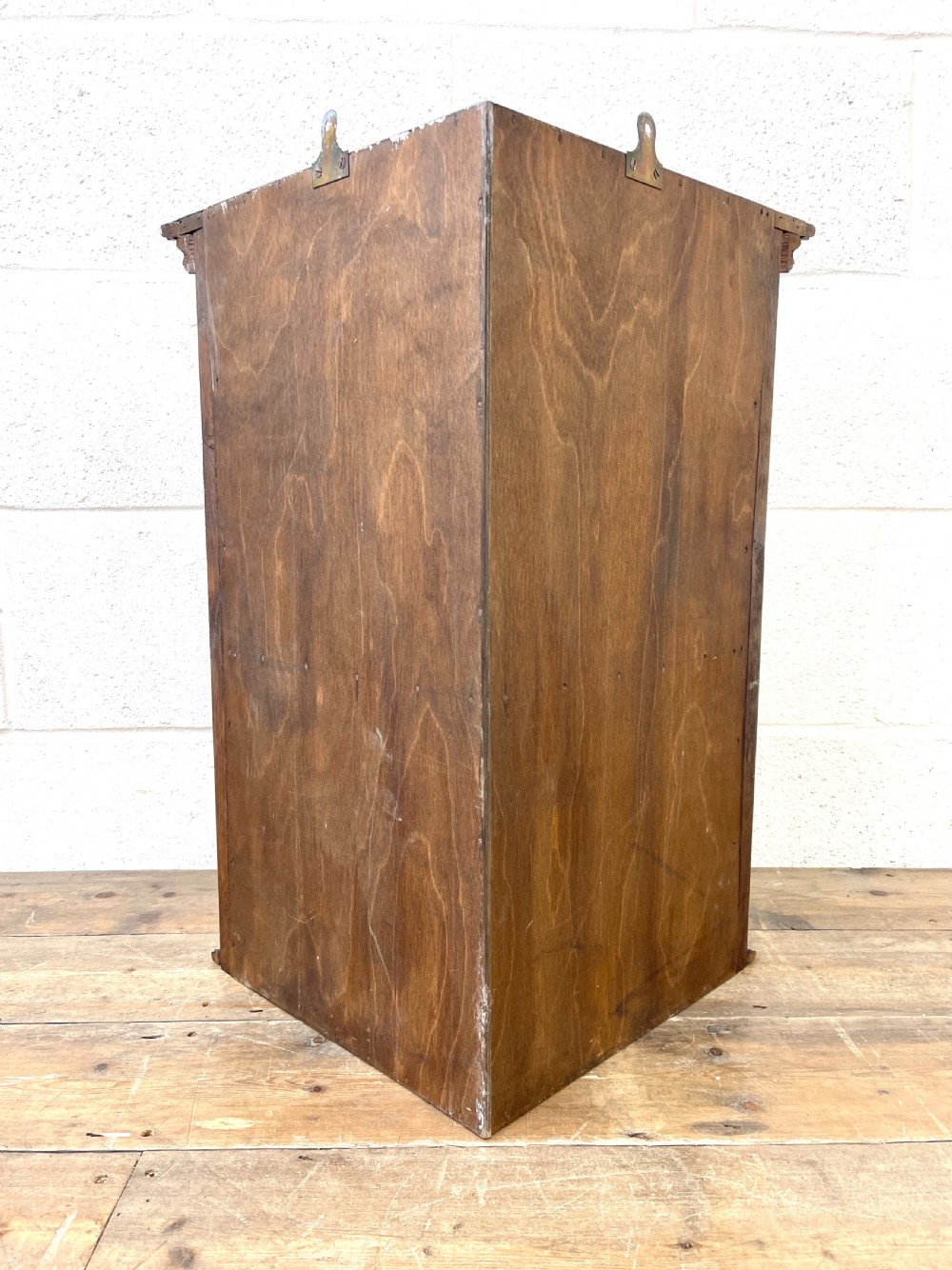 Small Antique Oak Corner Cupboard  View V