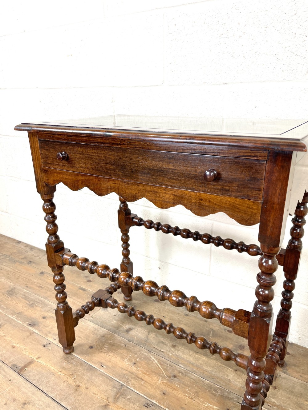 Small Vintage Mahogany Side Table  View IV