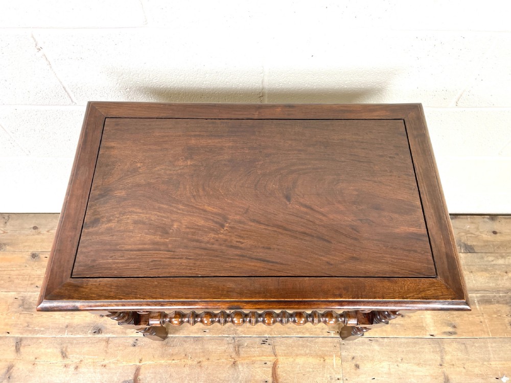 Small Vintage Mahogany Side Table  View V