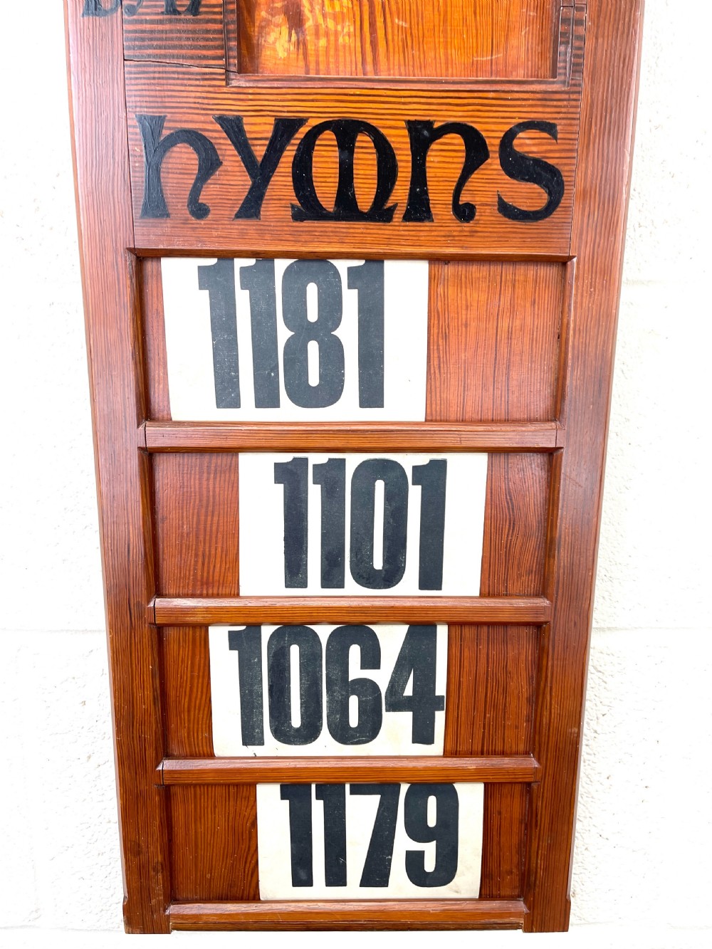 Early 20th Century Antique Hymn Board View IV