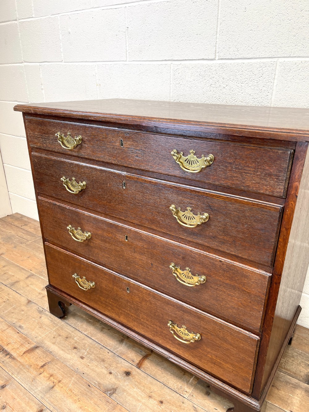 19th Century Antique Oak Chest of Drawers View V
