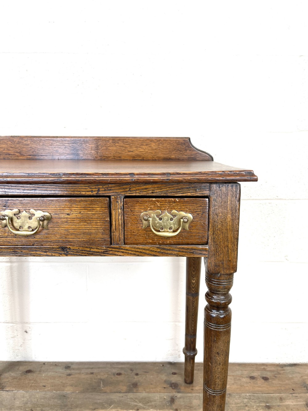 19th Century Antique Oak Side Table View IV