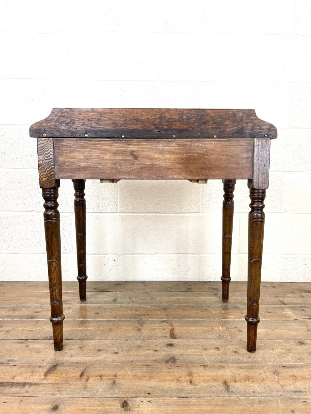 19th Century Antique Oak Side Table View X