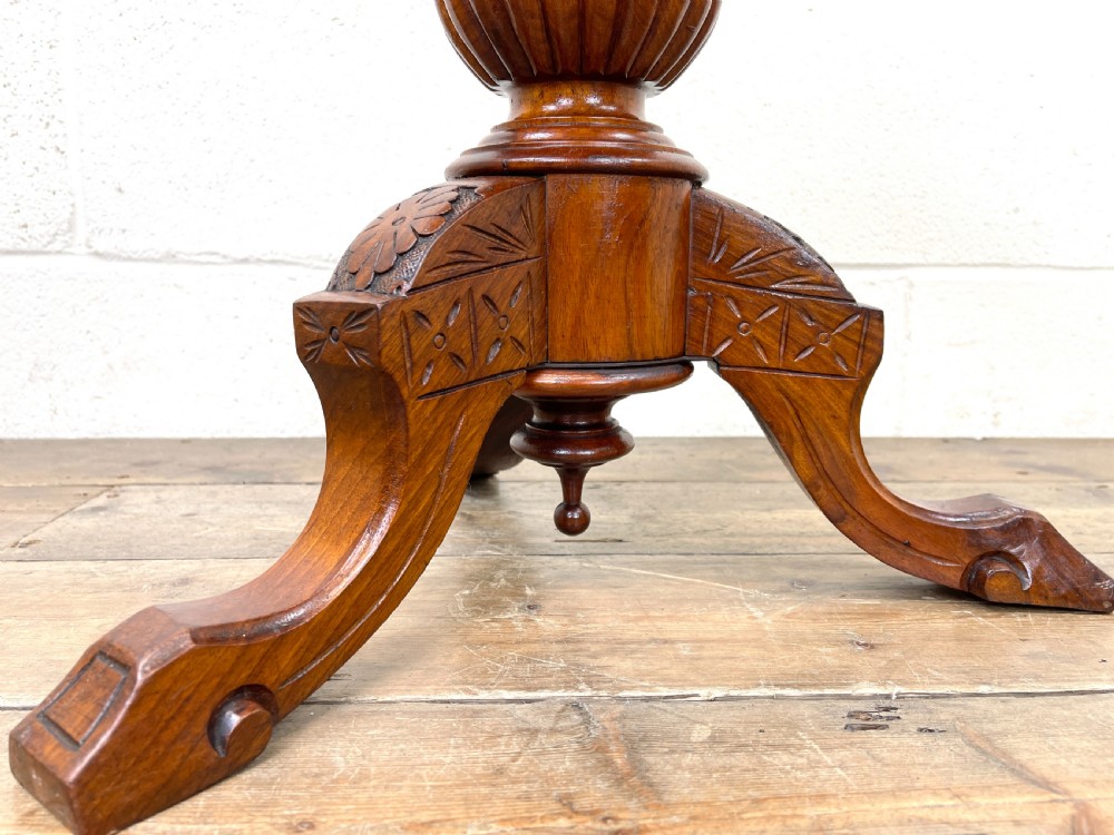 Antique Rise and Fall Piano Stool View V