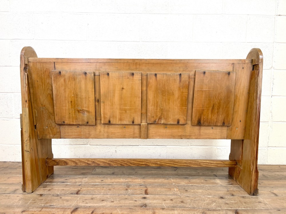 Rustic Antique Pine Pew View X