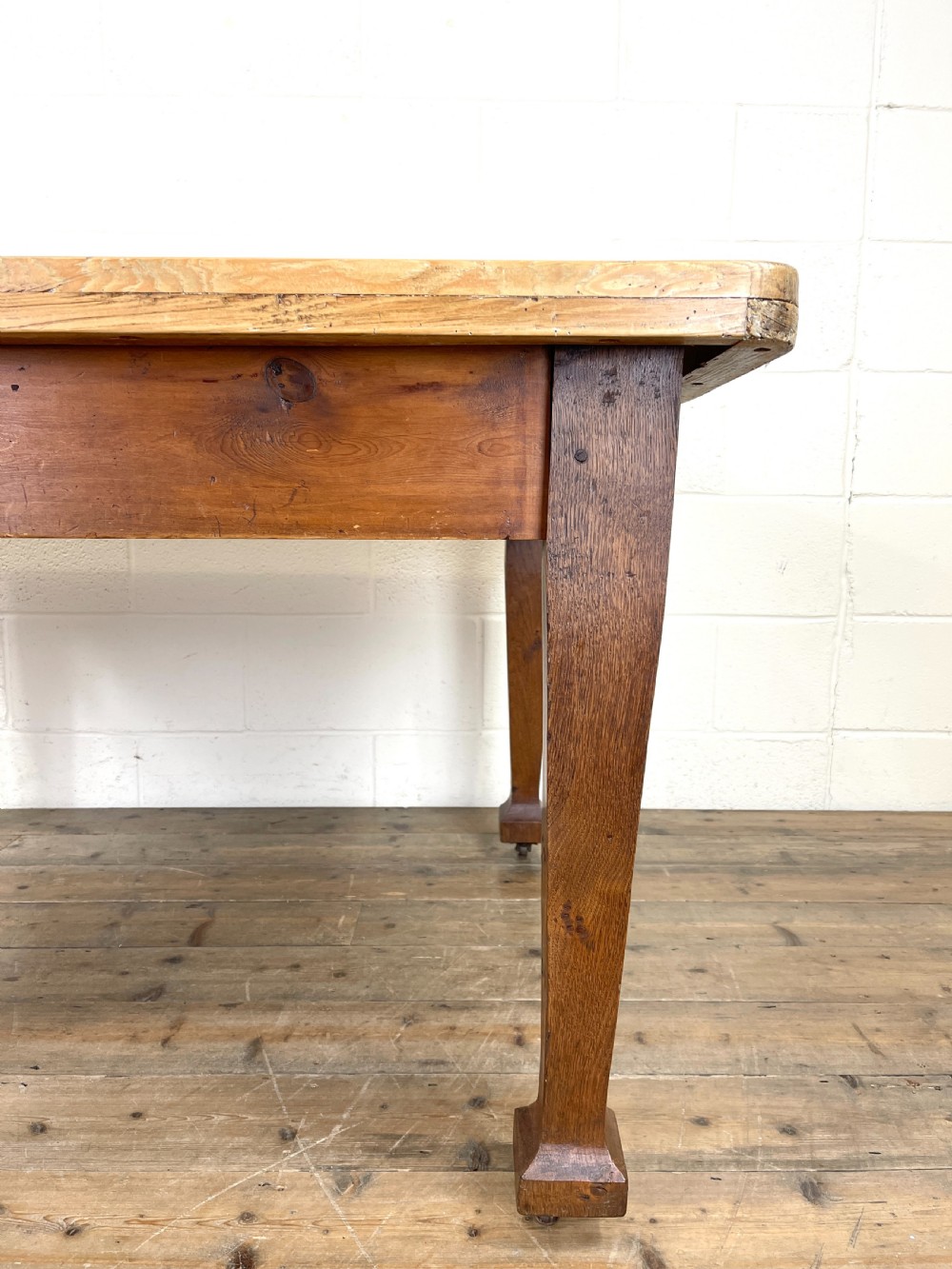 Victorian Pine Kitchen Table View III