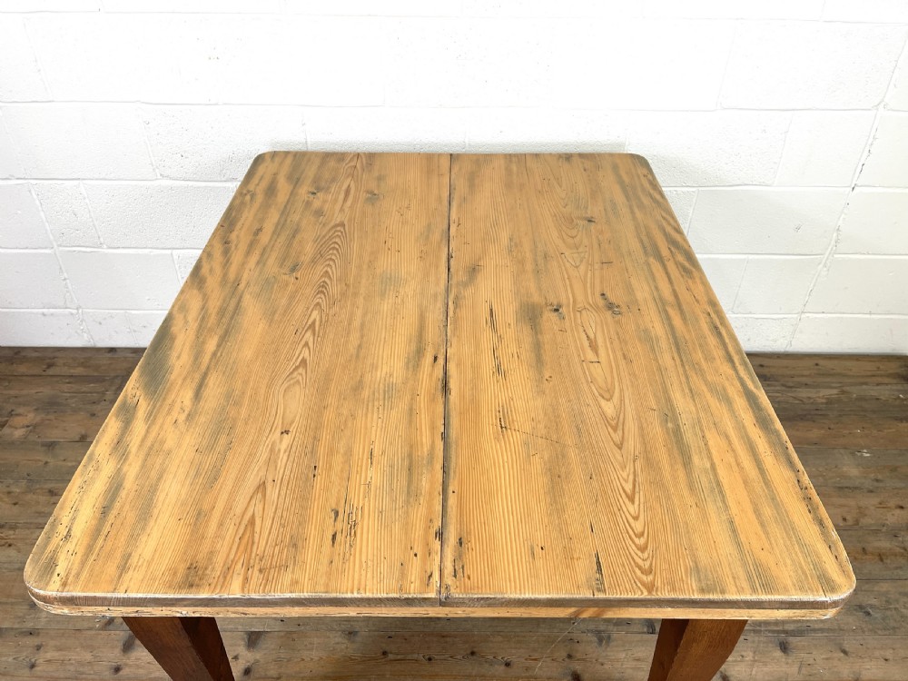Victorian Pine Kitchen Table View X