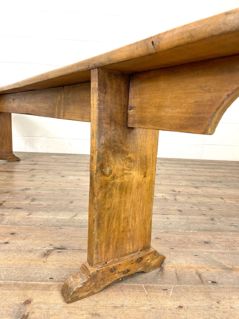 Long Antique Pine Bench View III