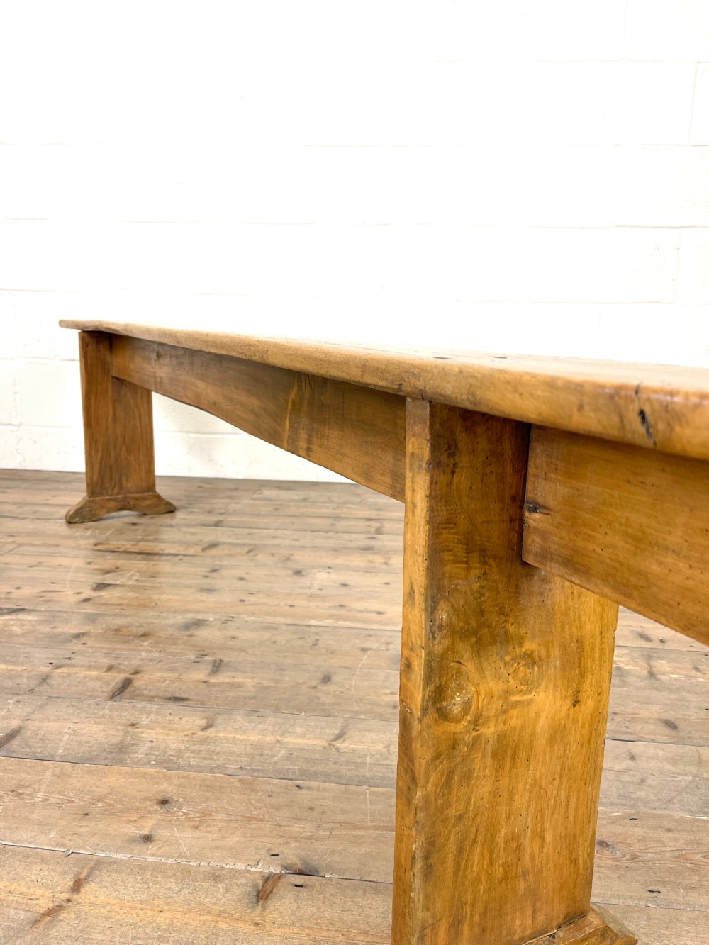 Long Antique Pine Bench View IV