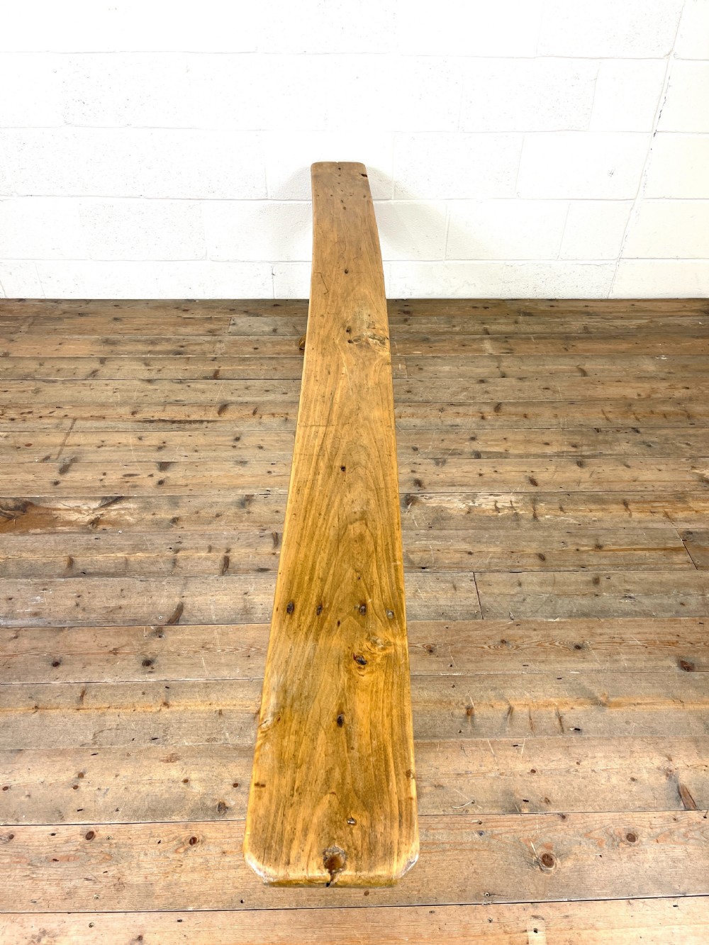 Long Antique Pine Bench View VIII