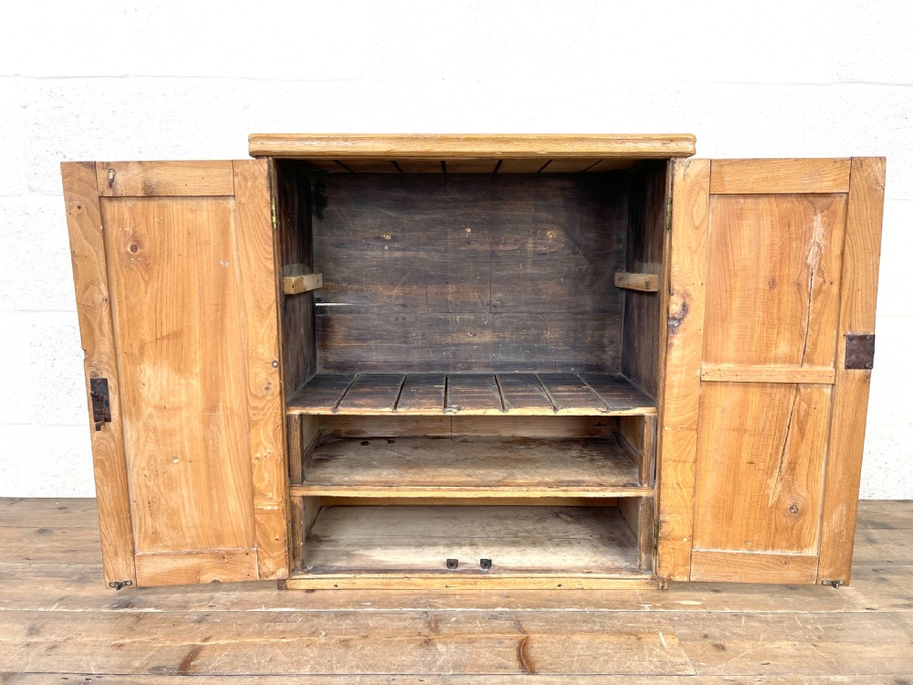 Small Rustic Antique Pine Cupboard View IV