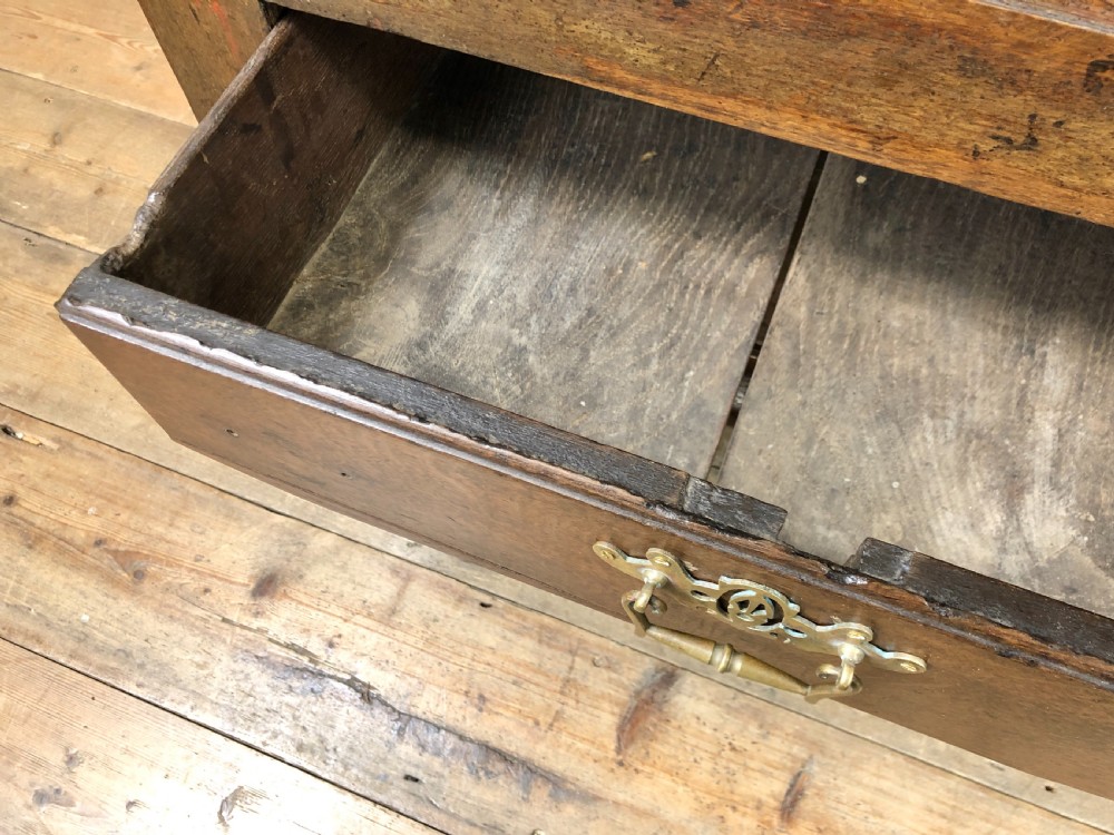 Antique 18th Century Welsh oak mule chest View XI
