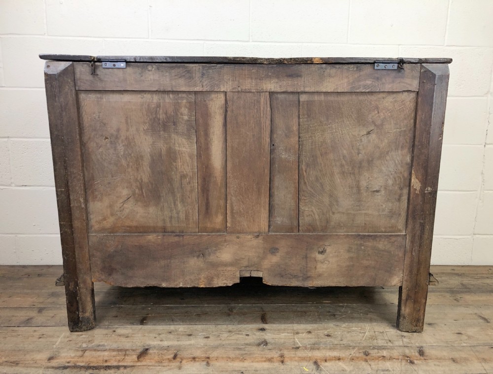 Antique 18th Century Welsh oak mule chest View XIV