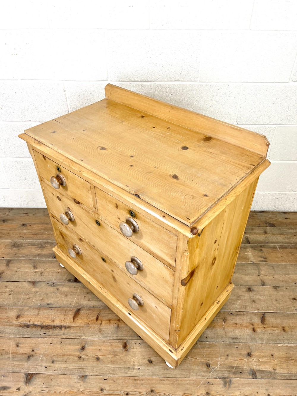 Small Antique Pine Chest of Drawers View VIII