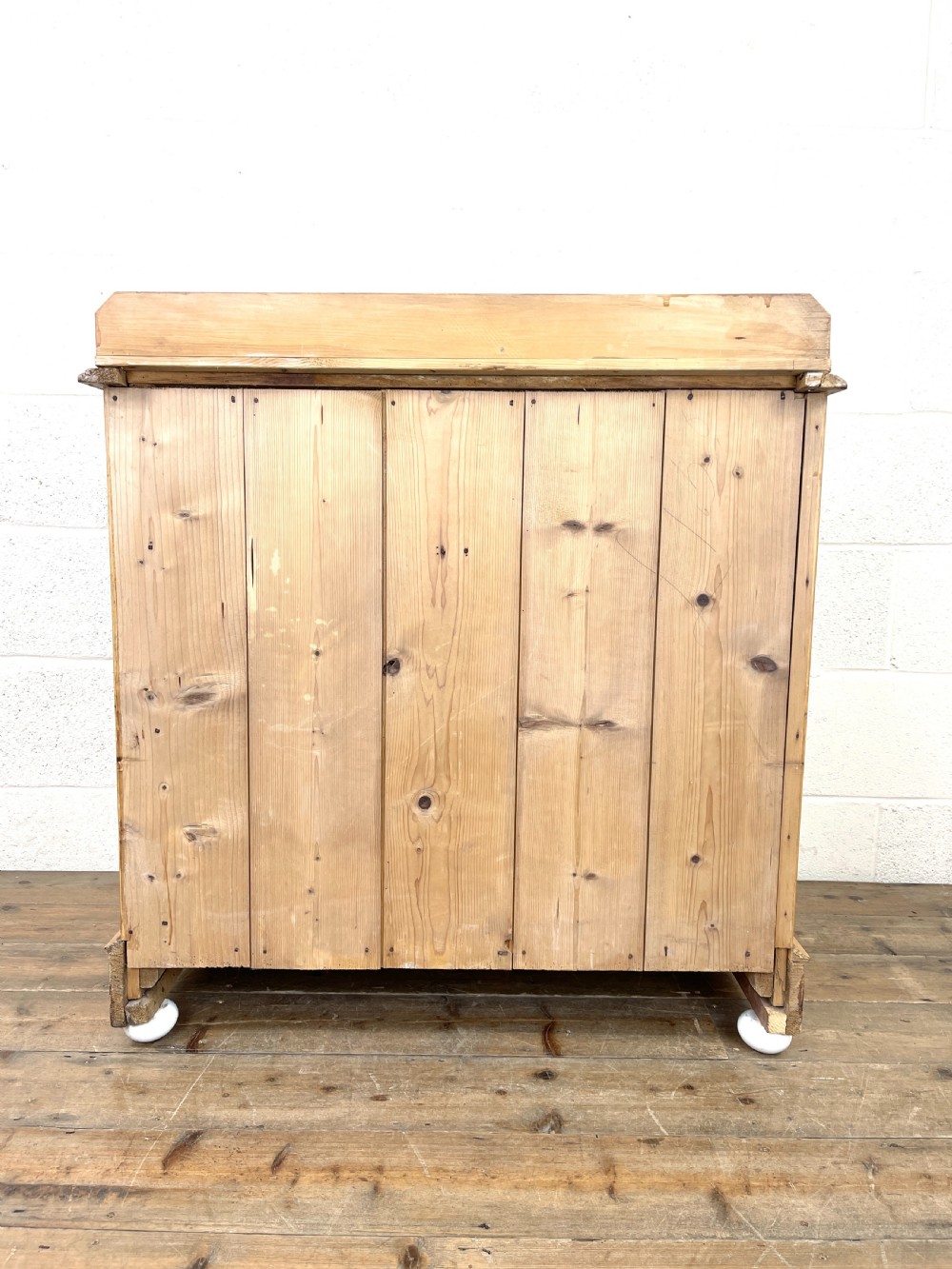 Small Antique Pine Chest of Drawers View X